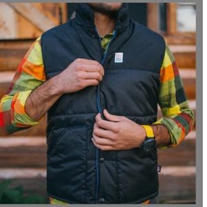 NWOT Topo Designs Mountain Puffer Vest - Men’s